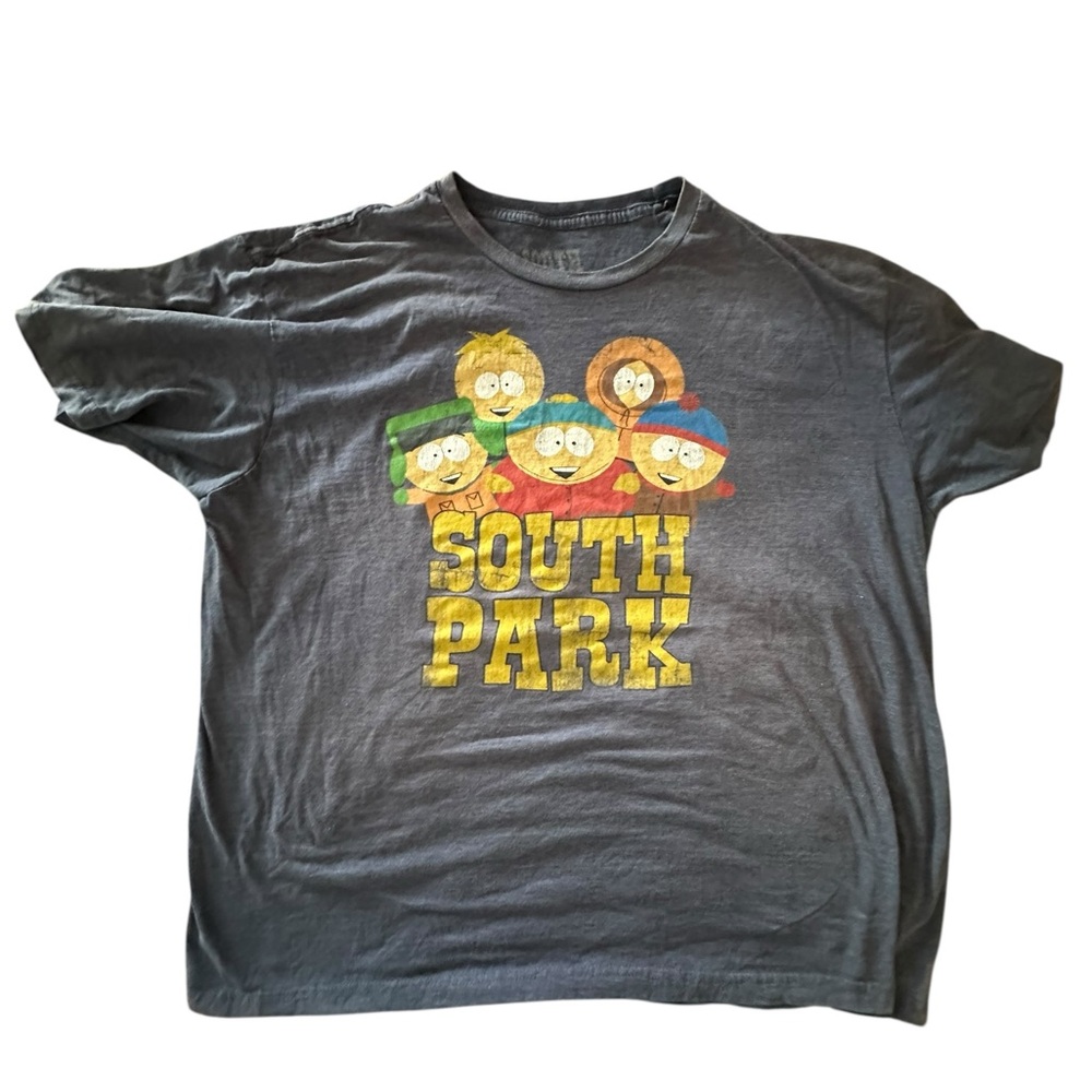 Vintage South Park Graphic Tee - Charcoal